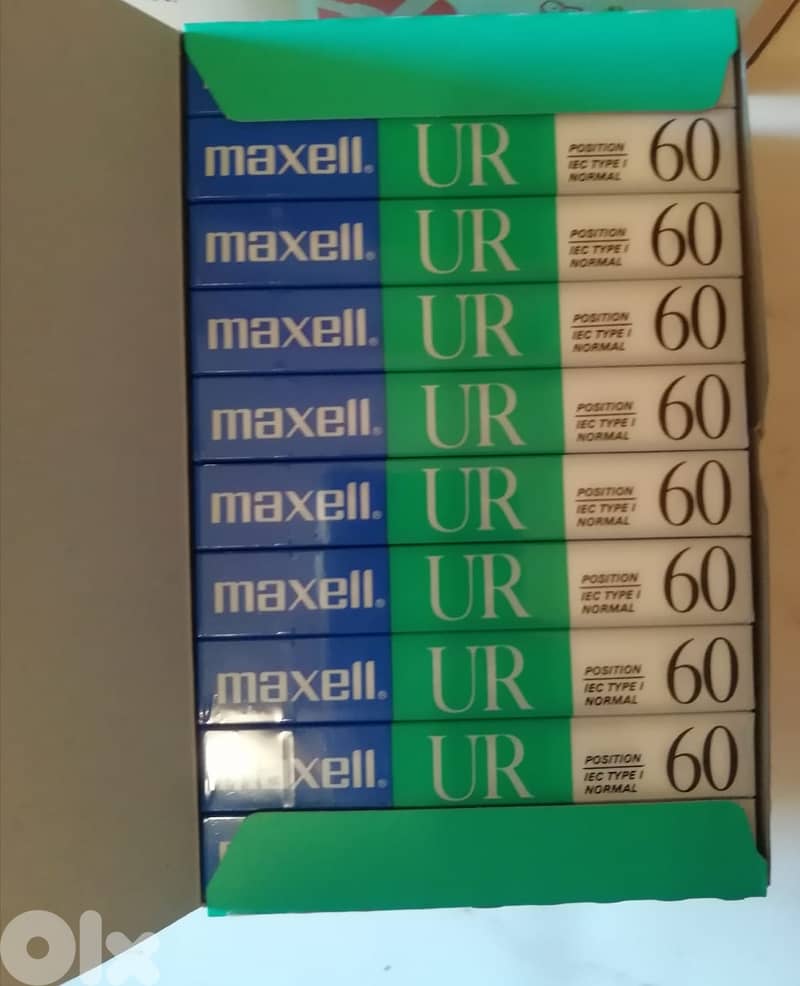 brand new factory sealed or used cassettes audio tapes 8