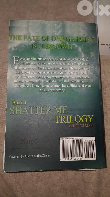 Shatter Me series 3