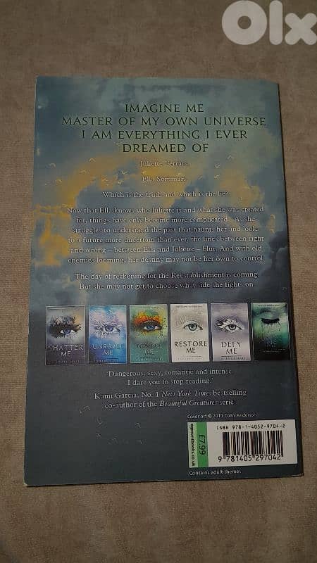 Shatter Me series 6