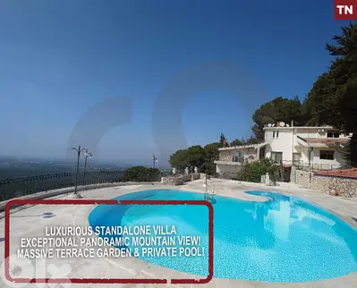 Mountain Luxurious Villa- Massive Garden–Pool -Raskifa REF#TN122833