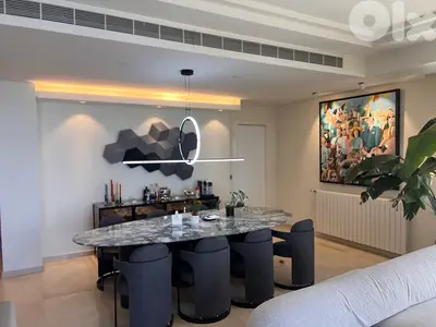 luxurious apartment with full marina view for sale  waterfront dbayeh