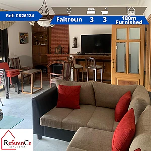 Furnished apartment in Faitroun شقة مفروشة في فيطرون