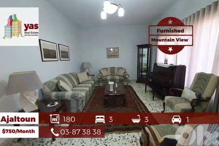 Ajaltoun 180m2 | Furnished | Classic | Well Maintained | KH/EL