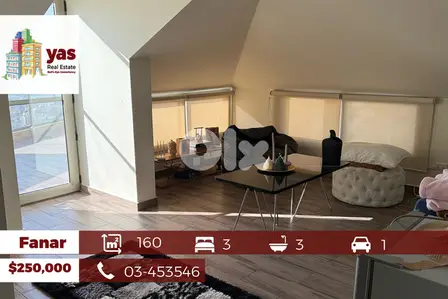 Fanar 160m2 | 40m2 Terrace | Duplex | Panoramic Sea And City View | AA