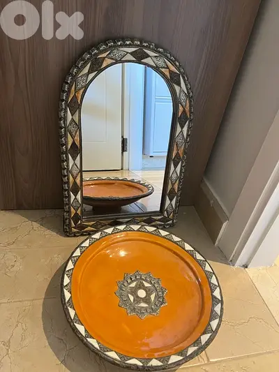miroir et plateau (maroc)