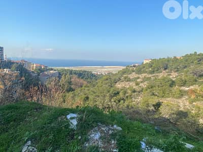 2,978 SQM Land in Bchamoun, Aley Overlooking the Sea