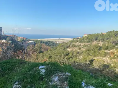 2,978 SQM Land in Bchamoun, Aley Overlooking the Sea