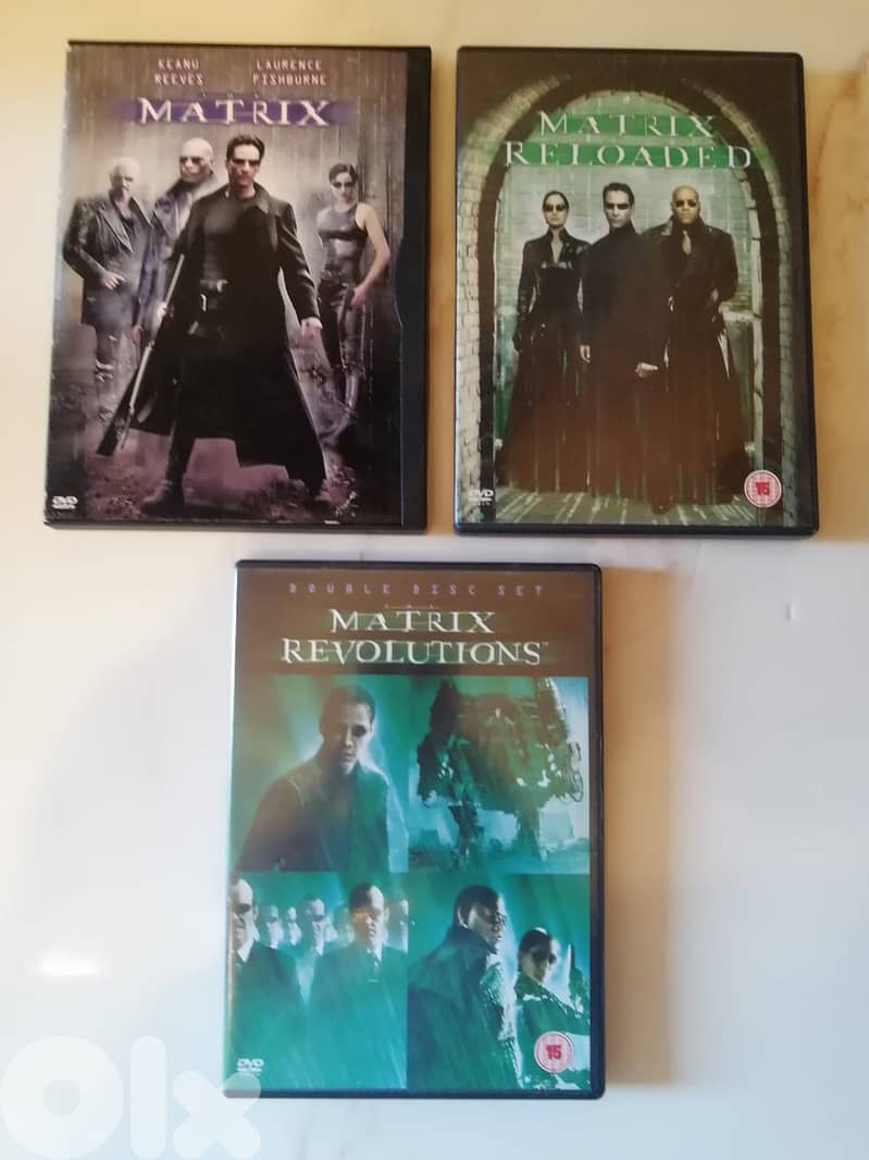 The matrix trilogy DVD collection 0