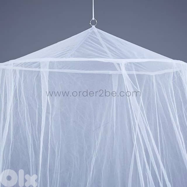 White Bed Mosquito Net – Dome-Style Canopy for Double Beds & Cribs 7