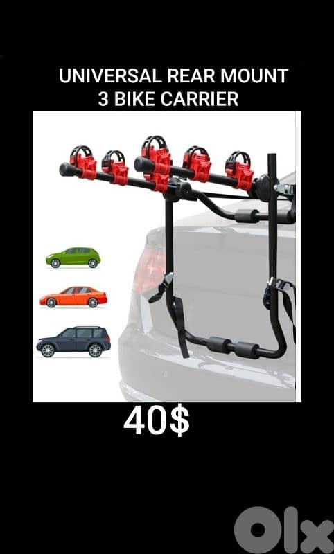 porte velo/ bike rack 3 bikes (brand new) 0