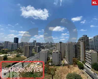 High Floor – Ashrafieh Sioufi | Panoramic City View ! REF#KL122998 ! High Floor – Ashrafieh Sioufi | Panoramic City View ! REF#KL122998 !