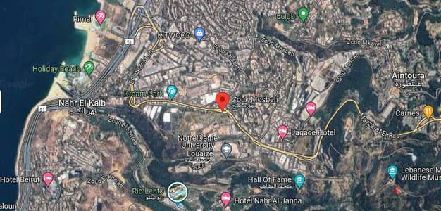 1804m2 land+mountain view for rent in Adonis -أرض للإيجار في أدونيس
