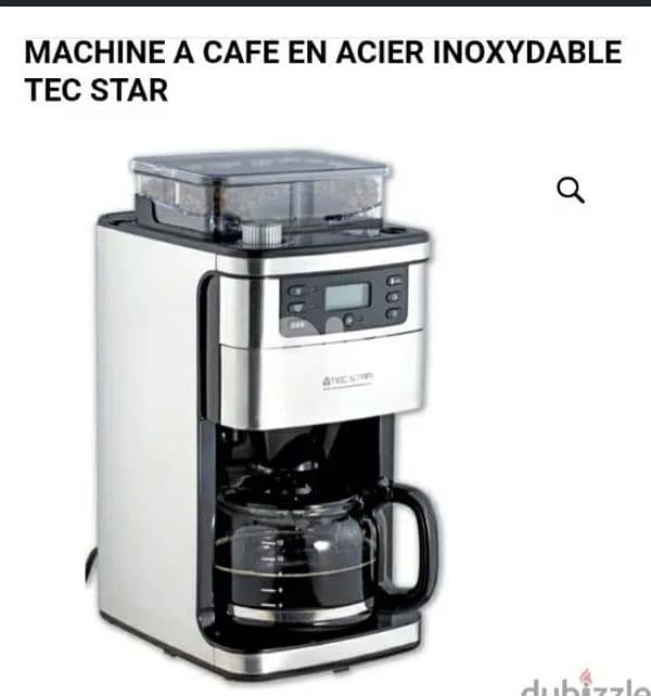 Tecstar TECSTAR COFFEE MAKER + GRINDER 12 CUPS/4$ delivery 0