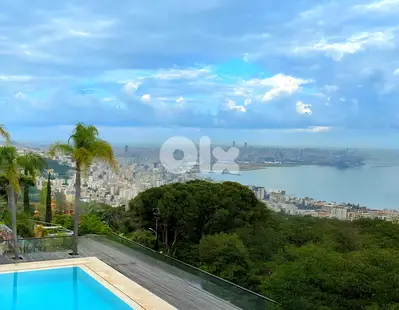 Villa for sale in Rabieh/ View/ Pool/ Furnished