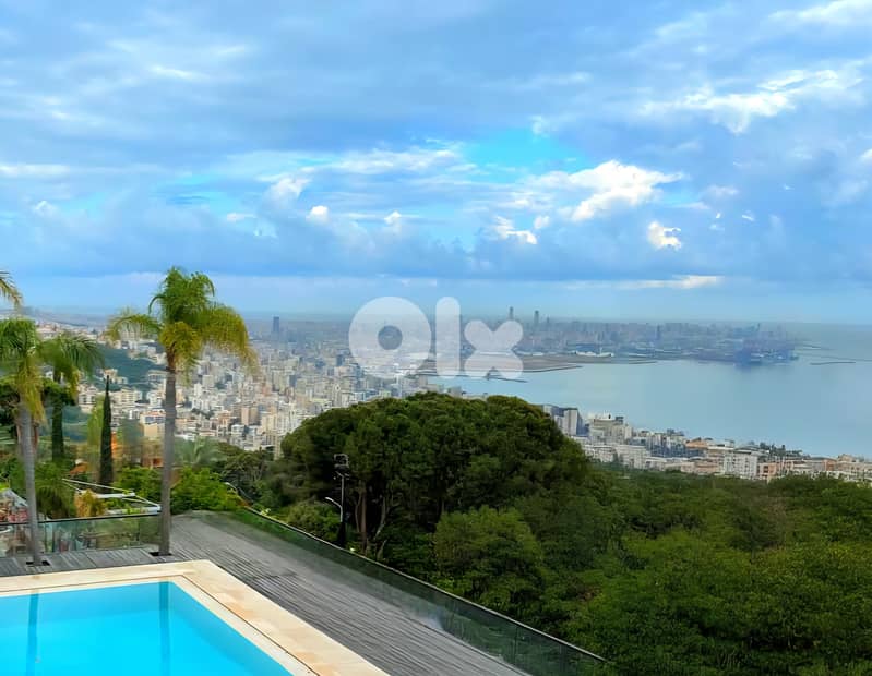 Villa for sale in Rabieh/ View/ Pool/ Furnished 0