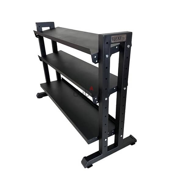 rack for dumbells and kettlebells 3 stairs 0