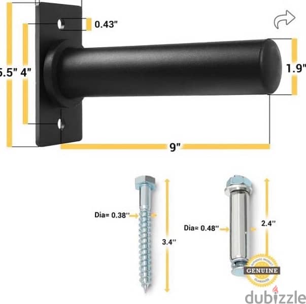 Wall Mounted Weight Plate Holder 0