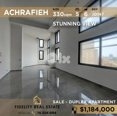 Apartment Duplex for sale in Achrafieh JD147 دوبلكس  للبيع في الأشرفية
