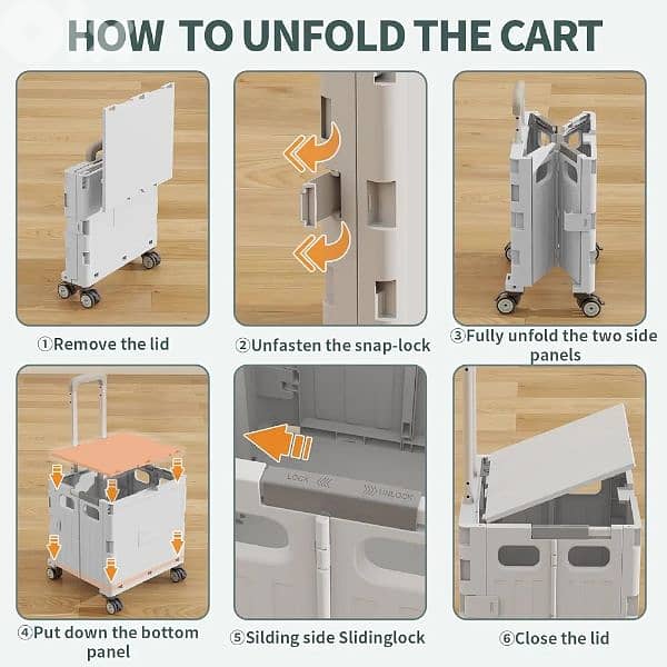 Foldable shopping cart 2