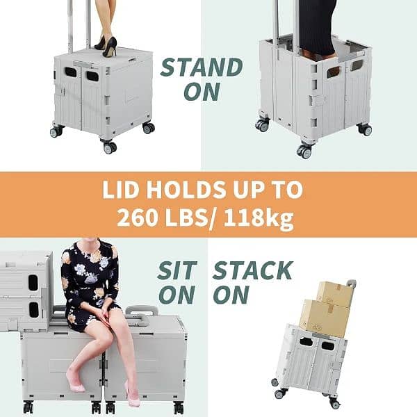 Foldable shopping cart 4