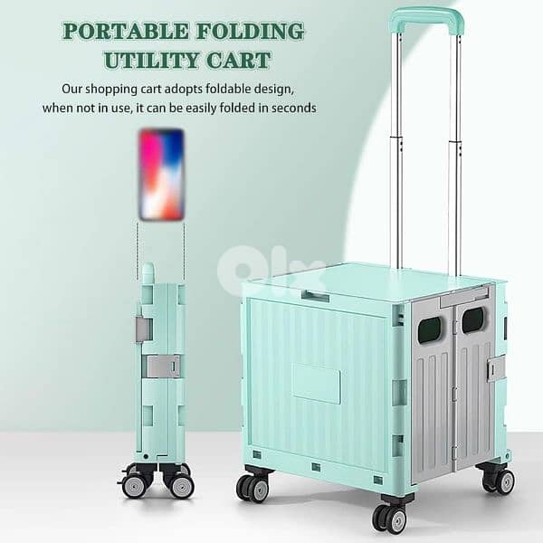 Foldable shopping cart 10