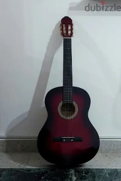 Bordeaux Acoustic Guitar, Barely Used
