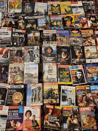 grande collection de magazines d'histoire