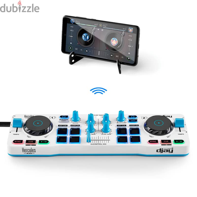 Hercules DJ DJControl Mix 2-channel DJ Controller for iOS and Android 2