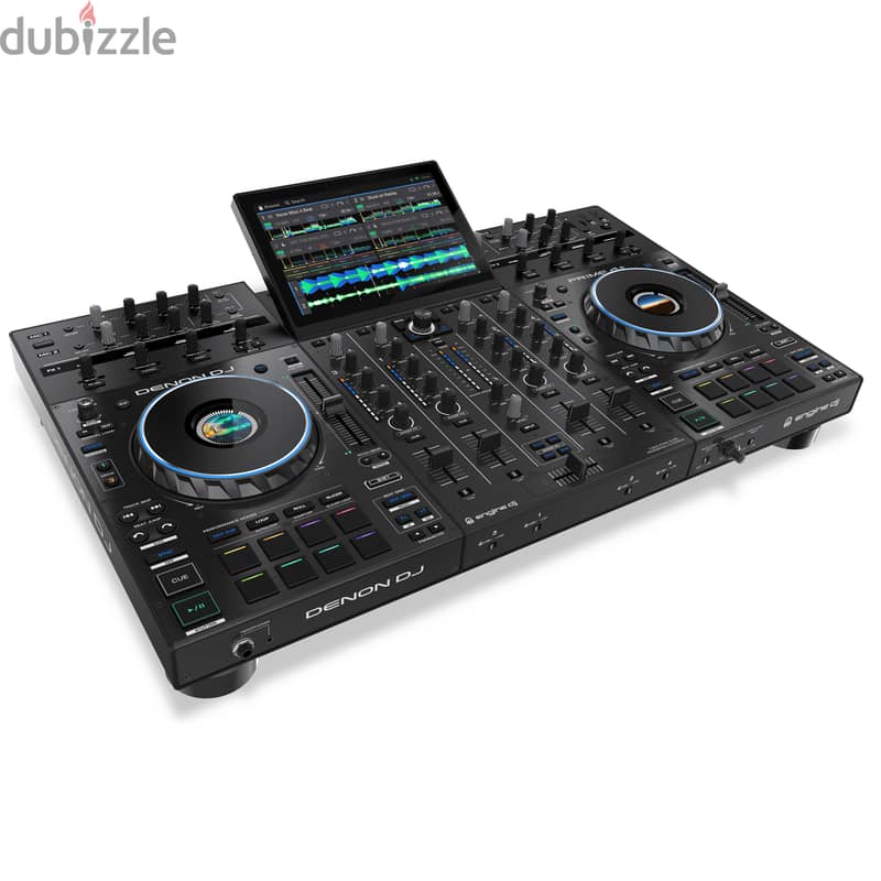 Denon DJ Prime 4 plus 4-deck Standalone DJ System 1