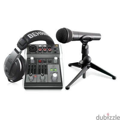 Behringer PODCASTUDIO 2 USB Bundle - Podcasting Bundle
