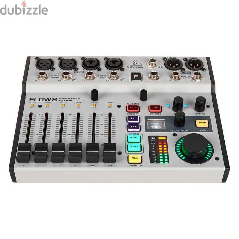 Behringer FLOW 8 8-input Digital Mixer with Bluetooth 0