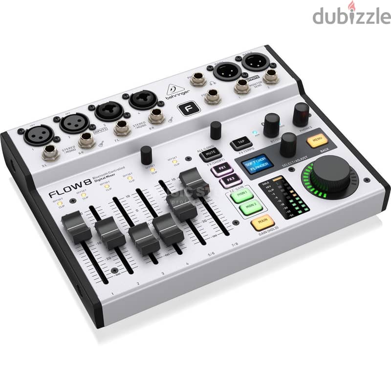 Behringer FLOW 8 8-input Digital Mixer with Bluetooth 1