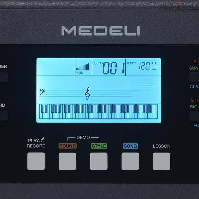 Medeli MK61 touch response keyboard 3