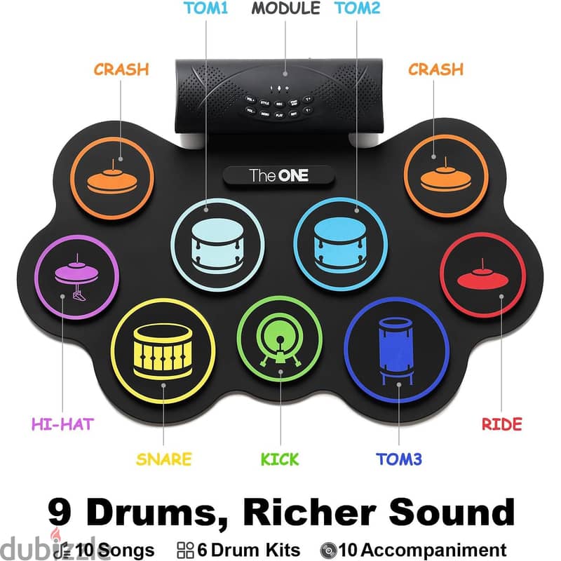 The ONE TRD Portable Electronic Roll-up Drum Set 1