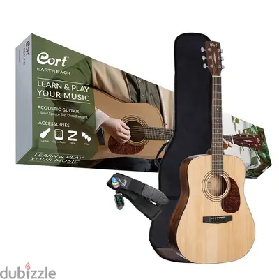 Cort Earth 60 Pack acoustic guitar pack