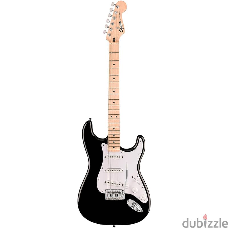 Squier Sonic Stratocaster Electric Guitar Package Black 1