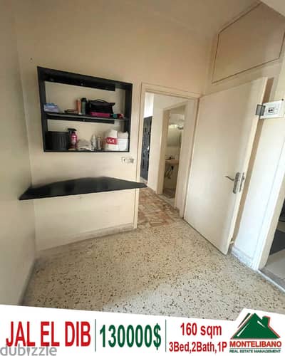 160 sqm Apartment For Sale in Jal El Dib !!!