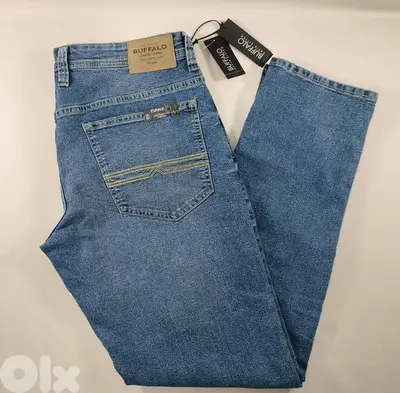 BUFFALO DAVID BITTON EvanX Slim Straight Stretch Blue Denim Jeans
