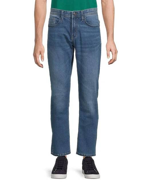 BUFFALO DAVID BITTON EvanX Slim Straight Stretch Blue Denim Jeans 1