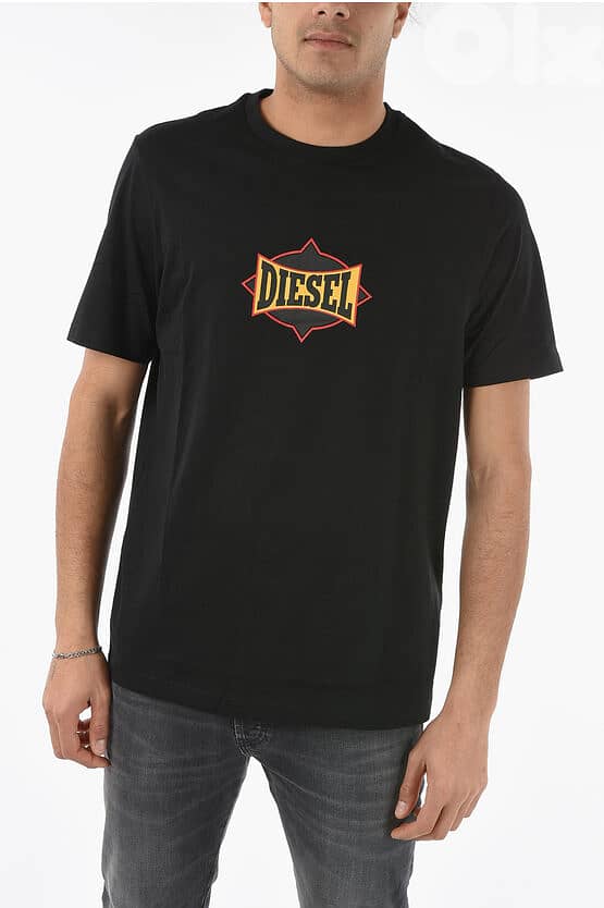 Diesel - Printed Logo T-JUST-C13 Crew-Neck T-shirt Size L 0