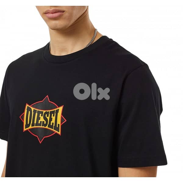 Diesel - Printed Logo T-JUST-C13 Crew-Neck T-shirt Size L 3
