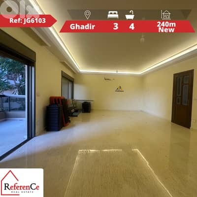 Brand new apartment in Ghadir for sale شقة جديدة للبيع في غدير
