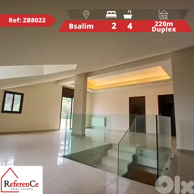 Duplex for sale in Bsalim شقة دوبلكس في بصاليم