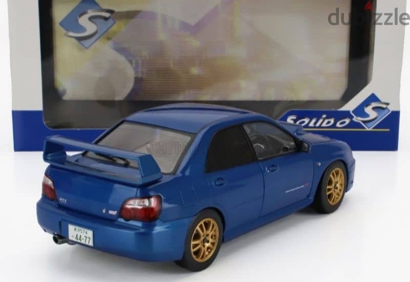 Subaru Impreza WRX STI 2003 diecast car model 1;18 4