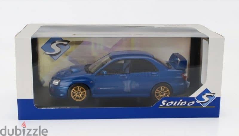 Subaru Impreza WRX STI 2003 diecast car model 1;18 6