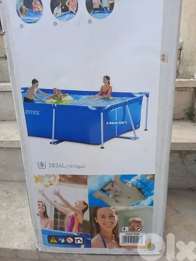 Intex Rectangular Frame Pool Set – 3m x 2m – 3834L