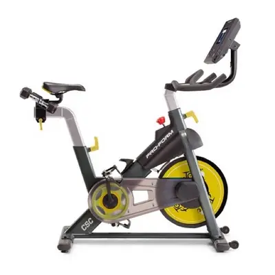 spinning bike pro form with screen, heavy duty for gym and home use