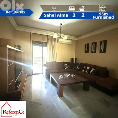 Furnished apartment in Sahel Alma شقة مفروشة في ساحل علما