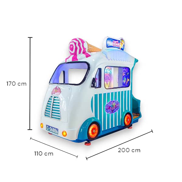 ICE CREAM FUN - Coin Operated Kiddie Ride 2