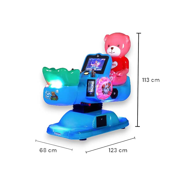LITTLE BEAR SEE-SAW - Coin Operated Kiddie Ride 2